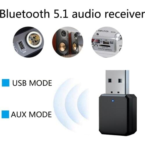 USB Bluetooth Adapter Dongle For PC Computer Wireless Mouse Keyboard Aux Audio Bluetooth Receiver Transmitter Wireless Adapter