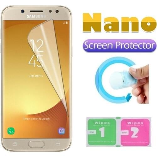 Explosion-Proof Nano Protective Film for Samsung J3 J5 J7 Pro J330 J530 J730 A3 A7 A5 2017 2016 Screen Protector Foil Film