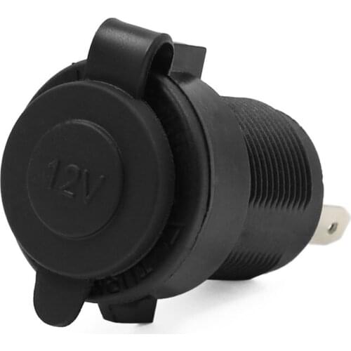 X Autohaux Waterproof Motorcycle Car 12V 20A Cigarette Lighter Socket Usb Charger Power Adapter Outlet