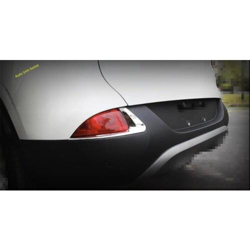 Lapetus Rear Tail Fog Lights Lamps Eyelid Eyebrow Cover Trim 2 Piece ABS For Renault Kadjar 2016 2017 2018 Auto Accessories