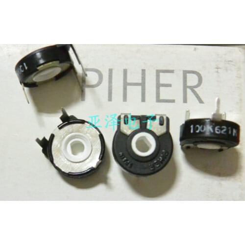 100% imported original Spain PIHER Potentiometer PT15-100K horizontal side hole Authentic