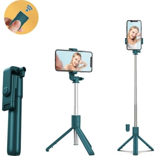 3 In 1 Wireless Bluetooth Selfie Stick Mini Tripod Foldable Monopods Universal for Smartphone Bleutooth Shutter Remote Foldable