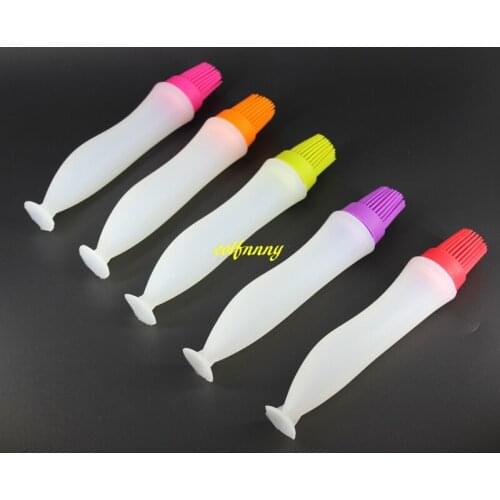 800pcs/lot FAST Kitchen Silicone Oil Brush Baking Brushes Liquid Oil Pen Cake Butter Bread Pastry Brush BBQ Basting Brush