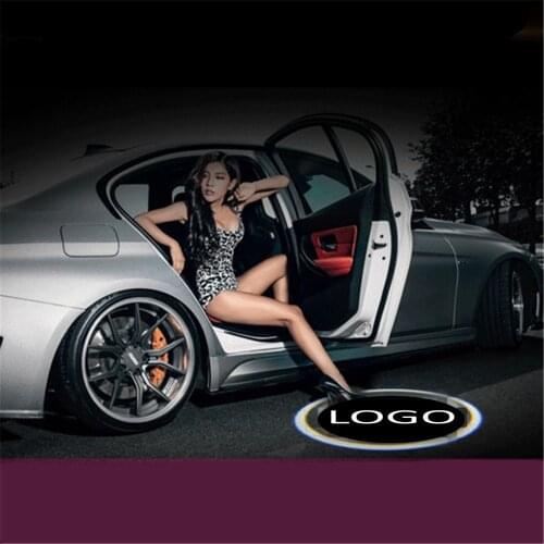 JXF Auto Parts Signal Lights 2 Pcs For Chrysler Gaz Harley Daewoo Chairman Car Door Welcome LED Laser Logo Ghost Shadow Warning