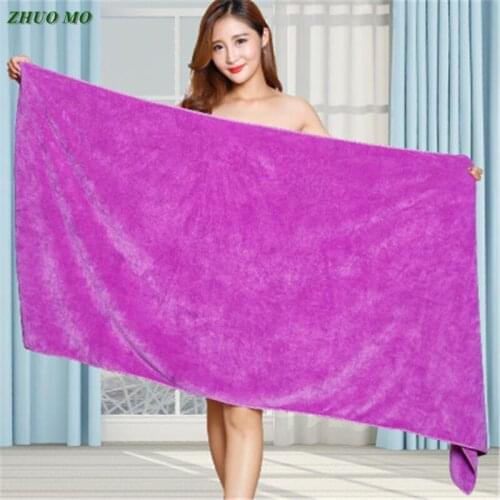 80*180cm Microfiber bath towel For adults Super absorbent home Beauty salon 10 colours Beach Towel Shower Spa Travel Bath towel