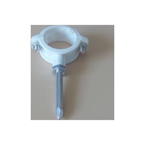 Free shipping 5pcs PVC pipe clamp 20/25/32/40 mm national standard thickened fixed PPR pipe wall clamp hoop