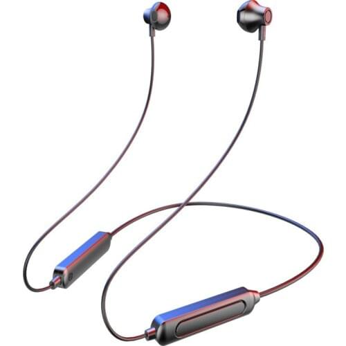 Wireless Magnetic Earphone Bluetooth-compatible Neck-mounted Sports Headphones Ultra-long Battery Life With Noise Reduction Mic