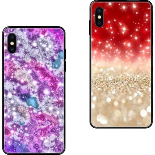 Gold Pink Glitter Designs For Xiaomi Redmi 3S 4X 4A 5 5A 6 6A 7 7A 8 8A 8T 9 9A K20 K30 S2 Y2 Pro Plus Ultra Black Soft TPU Art