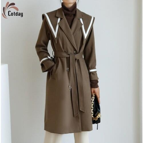 Cotday Women's Coats With A Belt