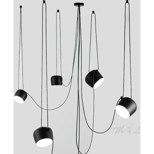 Crystal hanging lamp color cord light industrial light fixture glass for kitchen hanglampen nordic decoration home avizeler