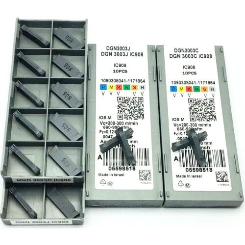 Grooving tool DGN2002C / 2002J IC908 DGN3003J / 3003C IC908 CNC cemented carbide insert grooving DGN 3003J for cutting tools