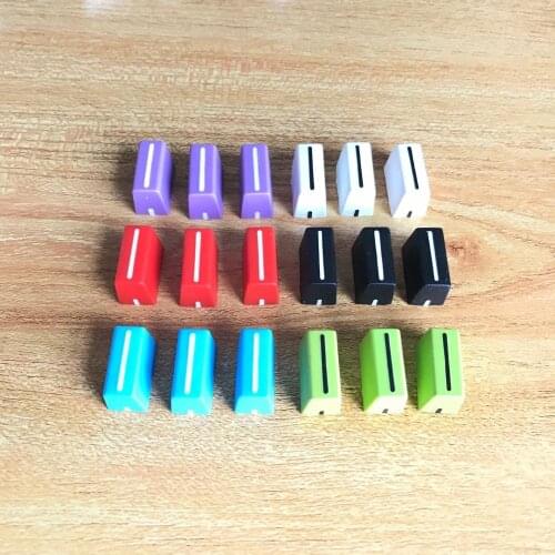 18pcs/lot New Channel Crossfader Fader Knob Cap For RANE 56 57 61 62 64 68 COLORFUL chose you want the color