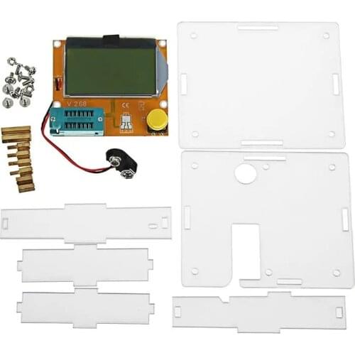 LCR-T4 Mega328 Transistor Tester Diode Triode Capacitance ESR Meter With Shell