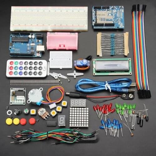 Upgrade UNO R3 Basic Starter Kit No Battery Version Geekcreit for Arduino - products work with official Arduino boards
