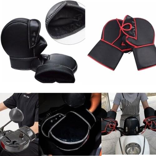 Motorcycle Hand Handlebar Gloves Winter Thicken Warmer Motorbike/Scooter Handlebar Grip Muffs Waterproof Windproof