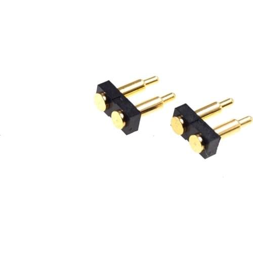 10 pcs Spring loaded Header 3.0 Grid 7.5 mm Height SMD PCB Straight Male Contact Gold Plate 2 Pin 3.0mm Pitch Pogo pin Connector