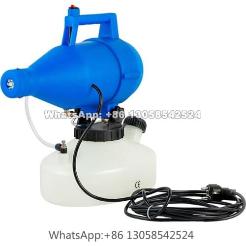 110V 220V 4.5L Electric ULV Fogger Sprayer, Portable Hotels Residence Community Office Industrial Disinfection Machine