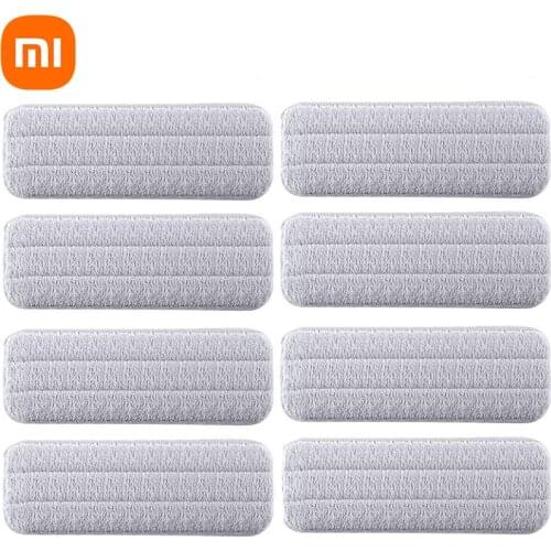 Youpin Deerma Replace Mop Cloth Rags for Mi Mijia Water Spray Mop 360 Rotating Cleaning Cloth Head Wooden Carbon Fibe