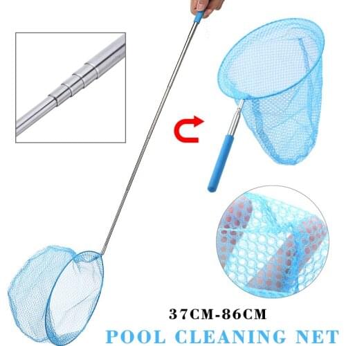 Swimming Pool Salvage Net Mesh Pole Bottom Deep Cleaning Landing Net Cleaner Skimmer Netting Professional Tool