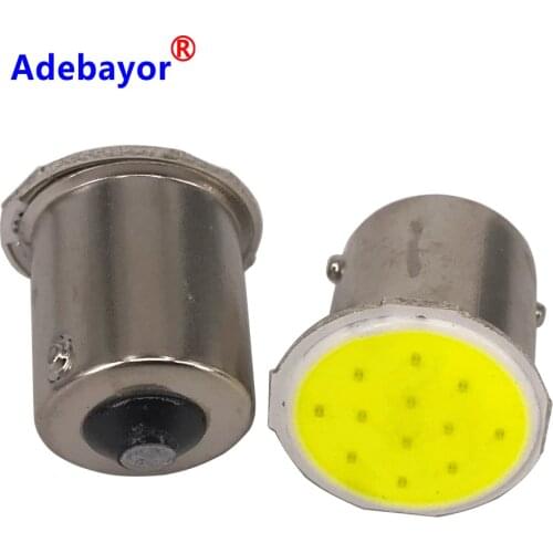 200x 1156 BA15S 12 COB LED Car Auto Trunk Interior Chips p21w RV Trailer Rear Turn Signal Lights Bulb Lamp car accessories 12v