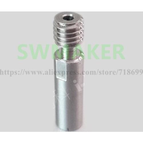 SWMAKER Reprap 3D printer pipes stainless steel heat break stainless steel barrier for 1.75 mm