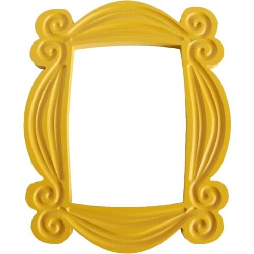 TV Series Friends Handmade Monica Door Frame Wood Yellow Mon Photo Frames Collectible Home Decor Collection Gift