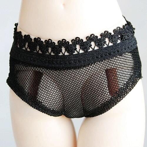 [wamami] 01# Black Fishnet Girl Briefs 1/4 MSD 1/3 SD DZ AOD BJD Dollfie