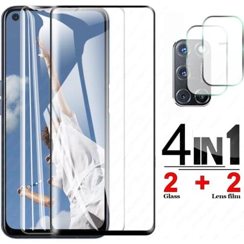 Protective Glass ON For Oppo A52 Screen Protector For Oppo A52 Camera lens Tempered Glass A52 A 52 oppoa52 6.5 inch