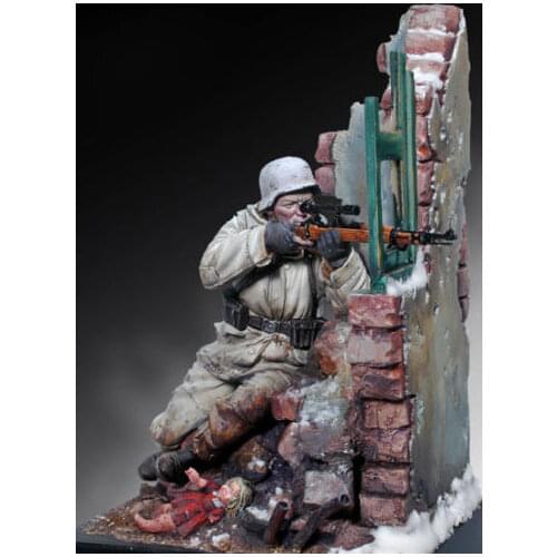 1/18 90mm Uncolor ancient with base wall 90mm toy Resin Model Miniature resin figure Unassembly Unpainted