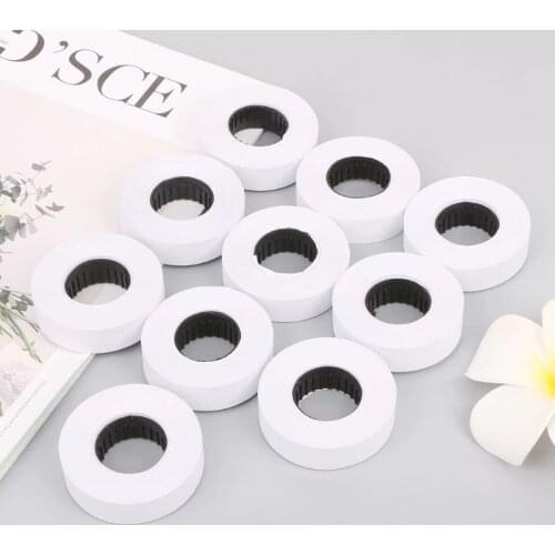 10 Rolls Price Label Paper Refill Tag Mark Sticker Double Row For MX-6600 Labeller Gun