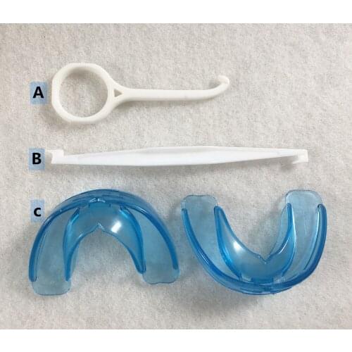 10Pis/lot Dental Silicone Orthodontic Retainer Teeth Corrector Straightening Free Size Blue