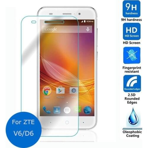 2PCS ZTE Blade X7 Tempered Glass High Quality Protective Film Front Explosion-proof LCD Screen Protector 9H for ZTE Blade V6 D6