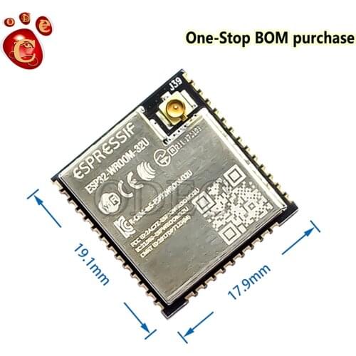 5PCS ESP32-Wroom-32U Technology Dual Core Wi-Fi & Bluetooth Module IPEX Antenna Original NEW