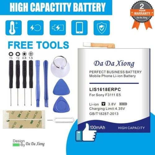 4550mAh LIS1618ERPC mobile phone Battery for Sony Xperia XA (F3111) E5 F3116 F3115 F3311 F3313 F3112