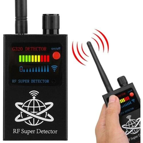 Anti Spy RF Bug Detector Devic Wireless Signal Radio Eavesdrop Detector Camera Len Auto-detection GPS Finder Gsm Tracker Scanner
