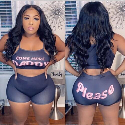 Graphic Bandana 2 Piece Tracksuit Set Summer Women Printed Casual Sport Cute Sexy Club Outfits for Women Matching Sets Top Sets