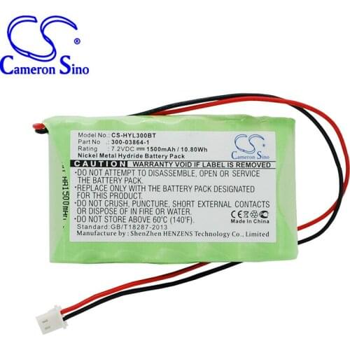 CameronSino for ADEMCO C8-B33 K5109 LYNX BACK UP WALYNX-RCHB-SC for ADT LYNX ALARM SECURITY PANEL 103-303689 battery