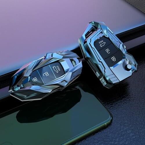 Zinc Alloy Car Key Case Cover for Hyundai Tucson Creta Ix25 I20 I30 HB20 Elantra Verna Sonata Mistra Car Key Shell Protector