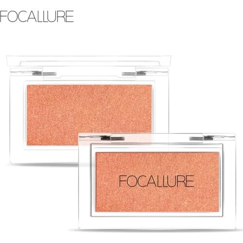 FOCALLURE 9 Colors Makeup Blush Natural Peach Cream Blush Single Palette Long Lasting Korean Face Makeup Blush