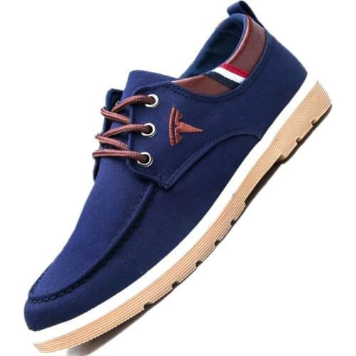 Spring Men Canvas Shoes Fashion Walking Sneakers Men Casual Shoes Hombre Breathable Fashion Footwear