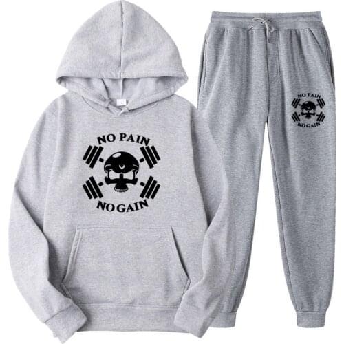 Mens Sets Hoodies+Pants Autumn Winter Hooded Sweatshirt Sweatpants Fashion Slim Fit Men Set Hoodie Pant Hip Hop Pullover Hoody