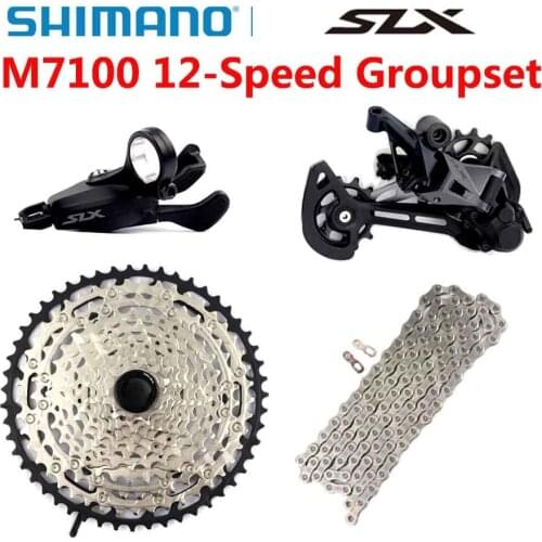 SHIMANO SLX M7100 Groupset MTB Mountain Bike 1x12-Speed 51T SL+RD+CS+CN7100 M7100 shifter Rear Derailleur Groupset
