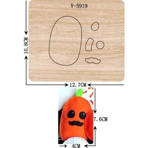 New pumpkin wooden dies cutting dies for scrapbooking Multiple sizes V-5919