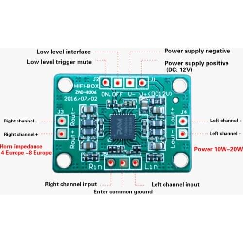 15W * 2 PAM8006 Digital Amplifier Board TV Sound Module Mini 12V Stereo Audio Amplifier 19 inch -50 inch color TV universal