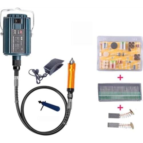 Hanging Metal Flexible Shaft Mill Milling Machine Polisher Engraving Machine for Jade Metal Wood Carving 28000RPM 780W