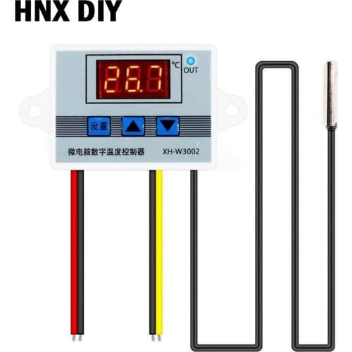 12V 24V 110V 220V Professional W3002 Digital LED Temperature Controller 10A Thermostat Regulator XH-3002