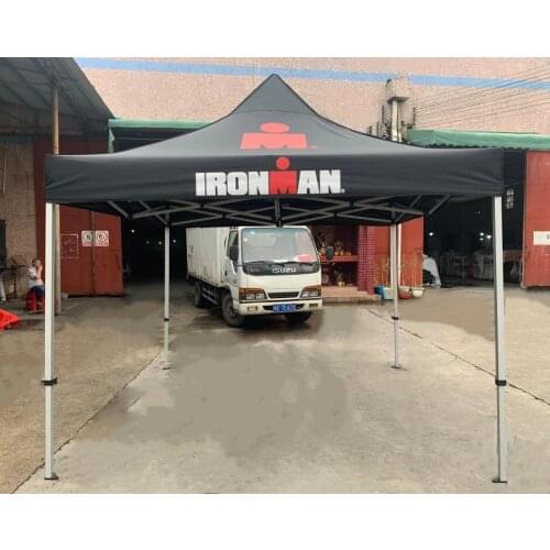 3x3m Advertising Promotion Event Exhibition Trade Show Folding Tent Hexagonal 40x40x2.0mm Aluminum Frame with Roof Printing