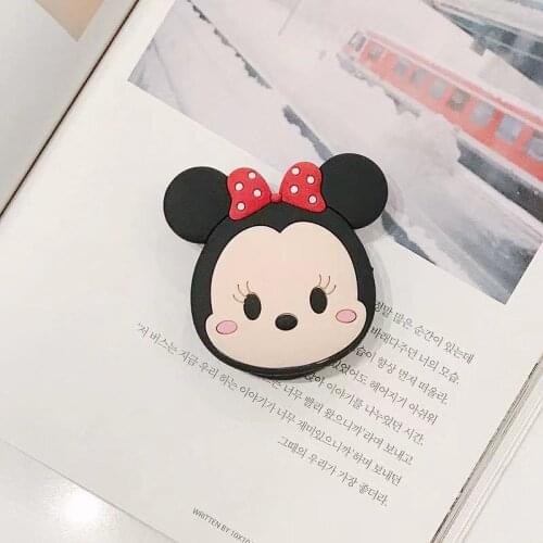 Disney Minnie Mickey Quicksand mobile phone folding stand is suitable for iPhone12 X Xiaomi Huawei is suitable for all smartphon