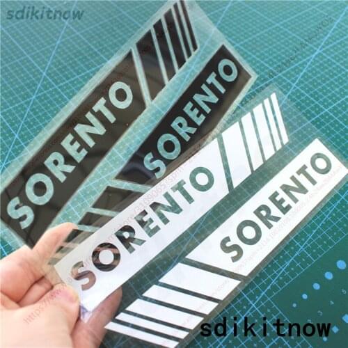 2pcs/lot Car Rearview Mirror Sports Sticker Sports Decal Decoration For kia sorento 2011 2013 2014 2016 2017 2018 accessories