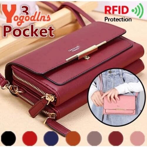 Yogodlns Small Cellphone Crossbody Bag Women PU Leather Shoulder Bag Fashion Square Bag Casual Messenger Bag Designer Handbag